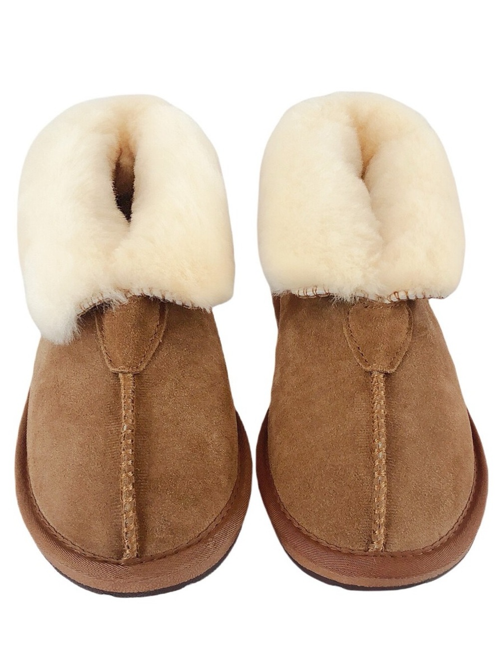 NEW 🧸🐑Emu Australia Albany Chestnut Sheepskin Shearling-Lined Mules Slippers 🐑🧸